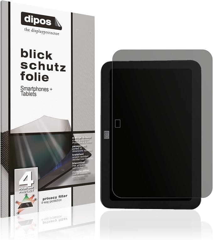 dipos I Protection écran de Confidentialité Compatible avec Amazon Echo Show 8 (2023) Protecteur d'écran Privacy Anti-Espion - Image 1