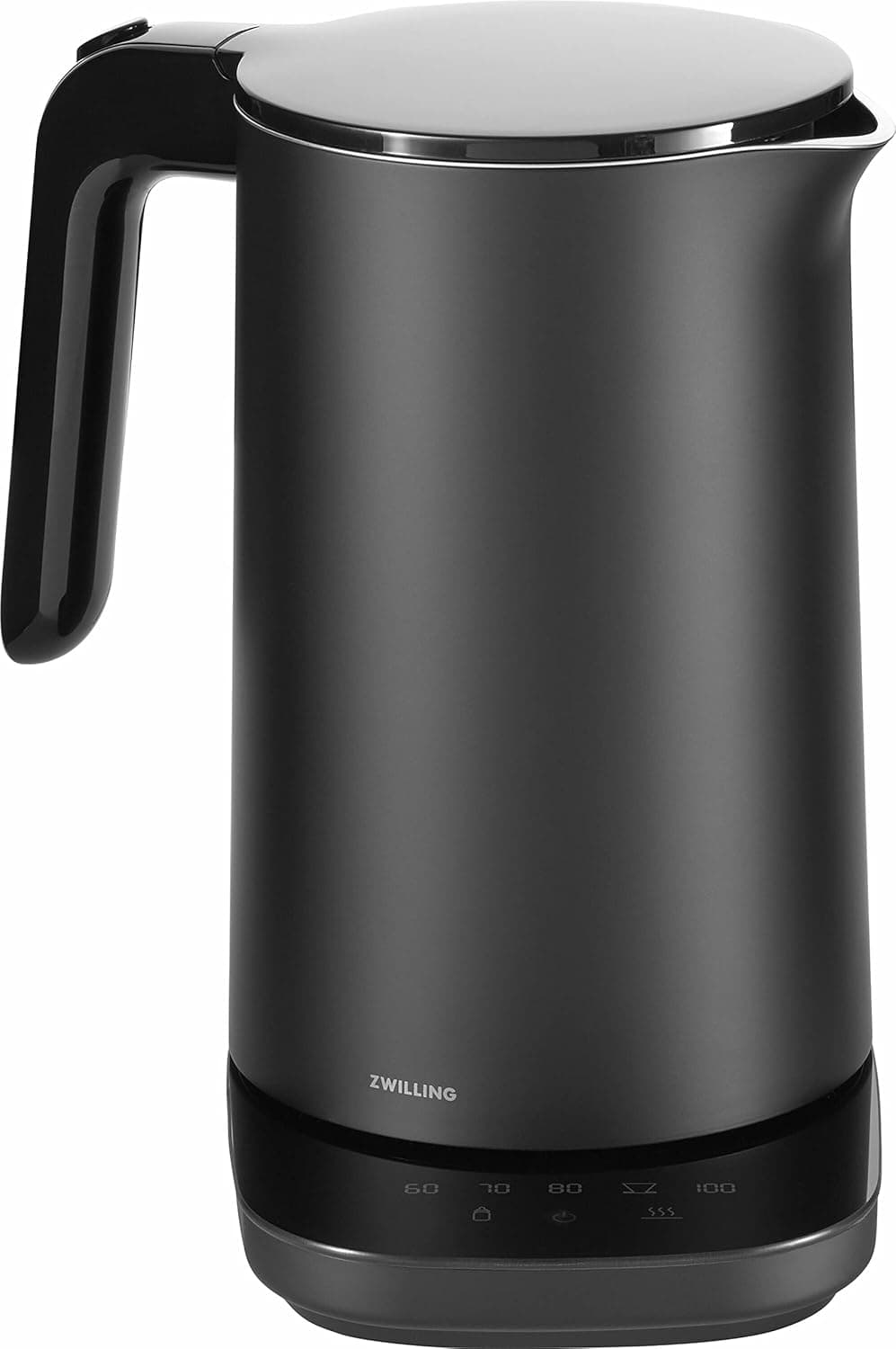 Zwilling ZWILLING Electric Kettle Pro, 1.5 Liters, 1850W, 220-240V, LCD Display, Adjustable Temperature, EU Plug, Black, Enfinigy Series