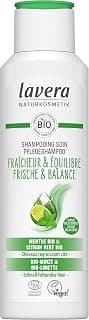 lavera Shampoo Care Freshness & Balance - Silicone-Free - Lasting Freshness & Balanced Scalp - Vegan - Natural Cosmetics - 250 ml