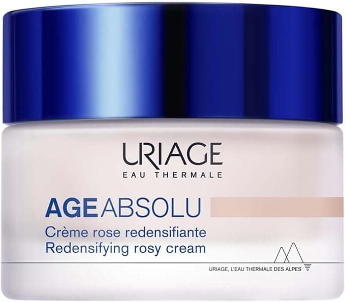 Uriage Age Absolu Anti-Wrinkle Cream - Retinol, Hyaluronic Acid, Vitamin C & E - Procollagen Booster x6 - Wrinkles, Loosening - Volume & Hydration - Velvety Radiance - Exclusive Anti-Aging Patent 50