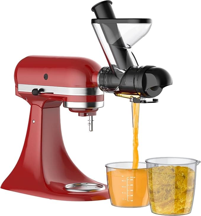 GVODE KitchenAid Citrus Juicer Accessory Cold Press with Double Feeding Chute for Kitchen Aid - Image 1