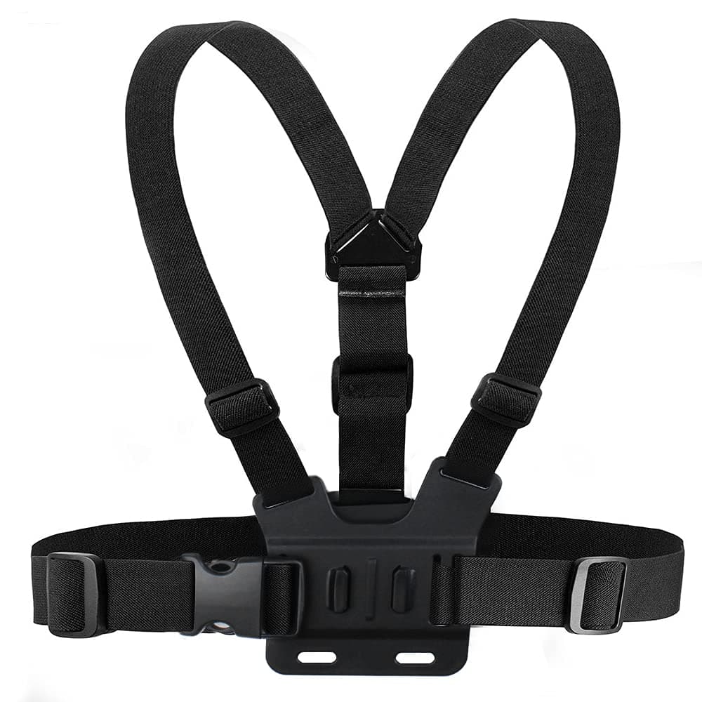 Chesty Mount Adjustable Chest Mount Harness Compatible with GoPro Hero and Action Cameras Sports - Full Chest Strap - Image 1