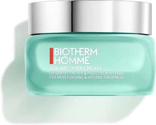 Biotherm Homme, Aquapower Hydration Cream 72H, Moisturizing and Refreshing Face Cream, Moisturizing and Reenergizing Skin, For All Skin Types, 50 ml - Image 1