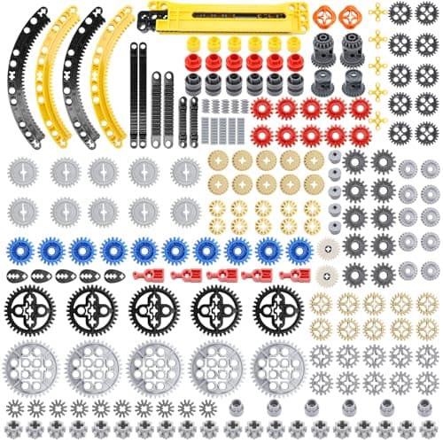 Technic Parts for Lego 213 Pieces Gearbox Gear and Axle Parts DIY Technic Vehicle Parts Compatible with Consumer Brands on the Market - Image 2