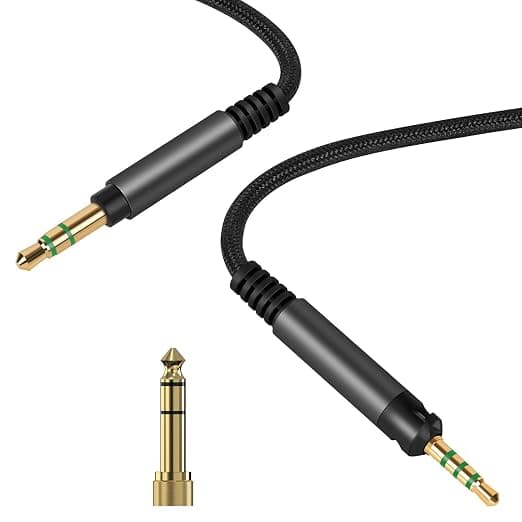 Linkidea Replacement 2.5mm to 3.5mm Aux Cable for Sennheiser HD 620S/599/598SR/579/569/560S/559/558/550/505/400 PRO Headphones - Image 1