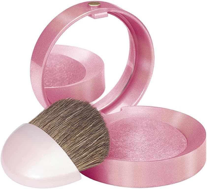 Bourjois Blush Petite Boîte Ronde 54 Rose Frisson, 2,5 g – Teint Frais & Naturel, Pigments Longue Tenue, Texture Légère & Modulable, Résultat Bonne Mine Toute la Journée - Image 1