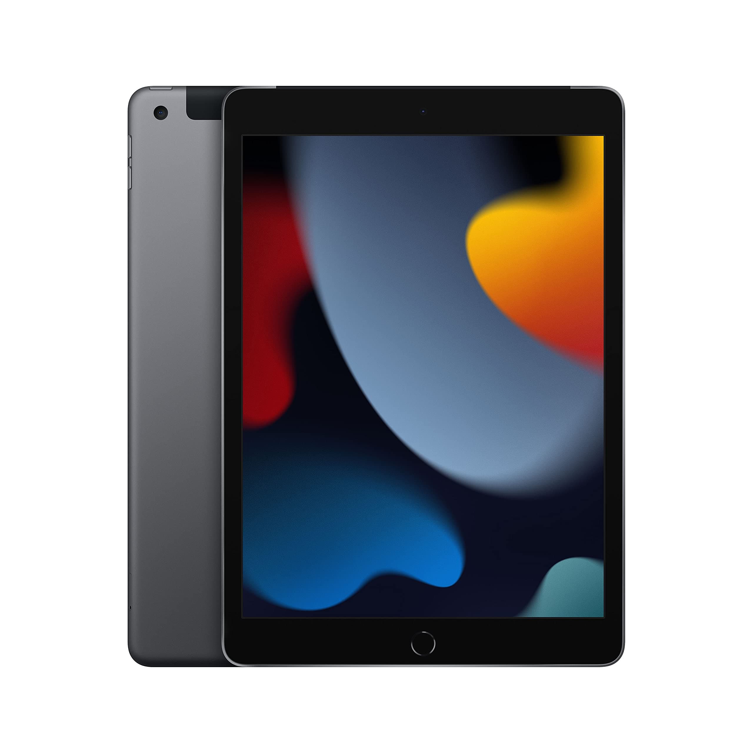 Apple 2021 Apple iPad (10.2-inch, Wi-Fi + Cellular, 64GB) Space Gray (Refurbished)