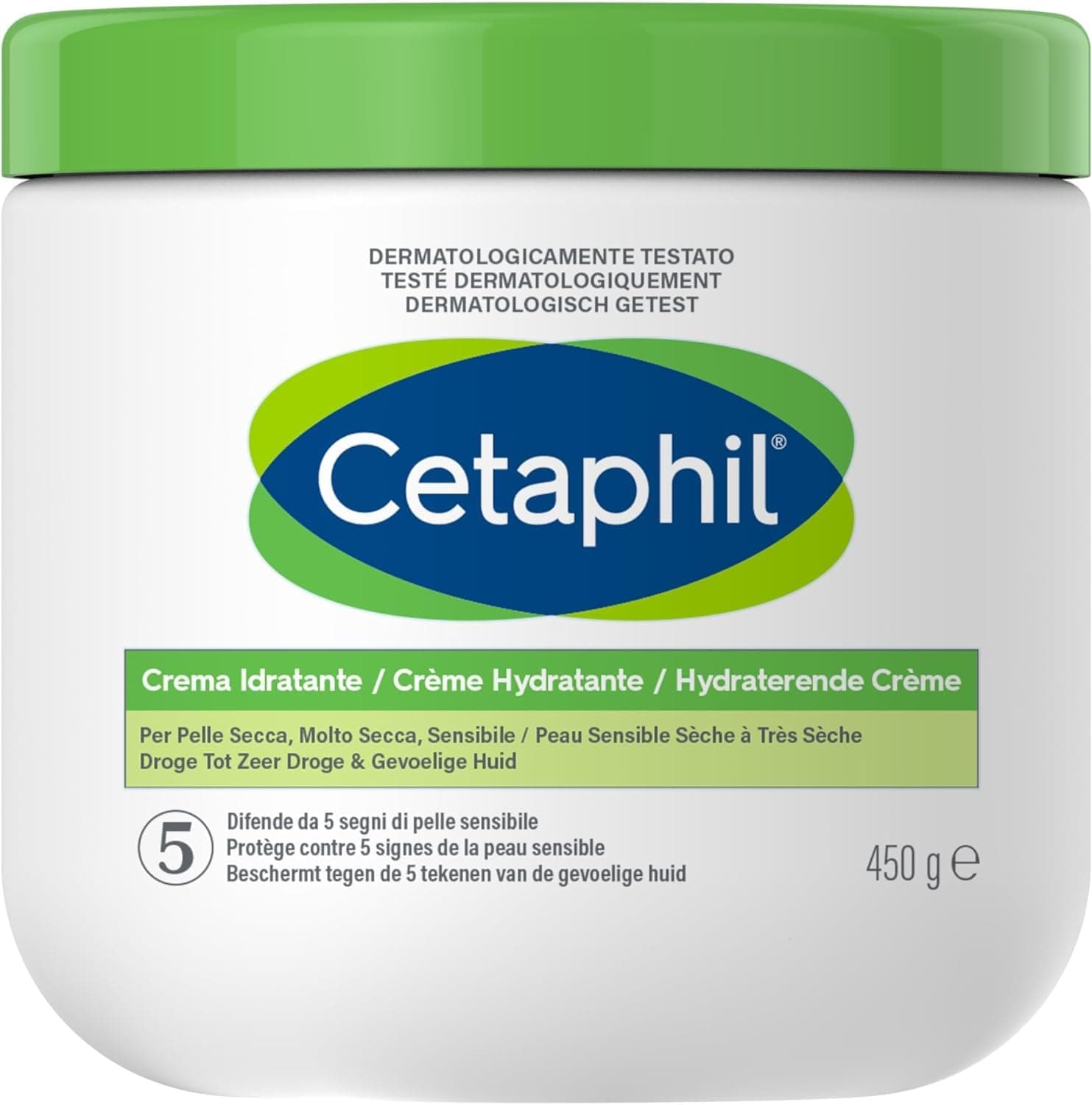 Cetaphil crème hydratante corps, 450g, Visage et corps, peaux sensibles sèches à très sèches, Niacinamide, Panthénol et de la glycérine, sans parfum - Image 10