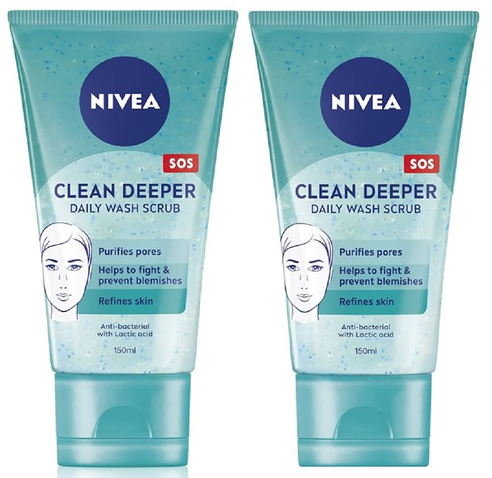 NIVEA 81963 Anti-Blemish Facial Cleansing Gel, Deep Cleanser, 150 ml - Image 1