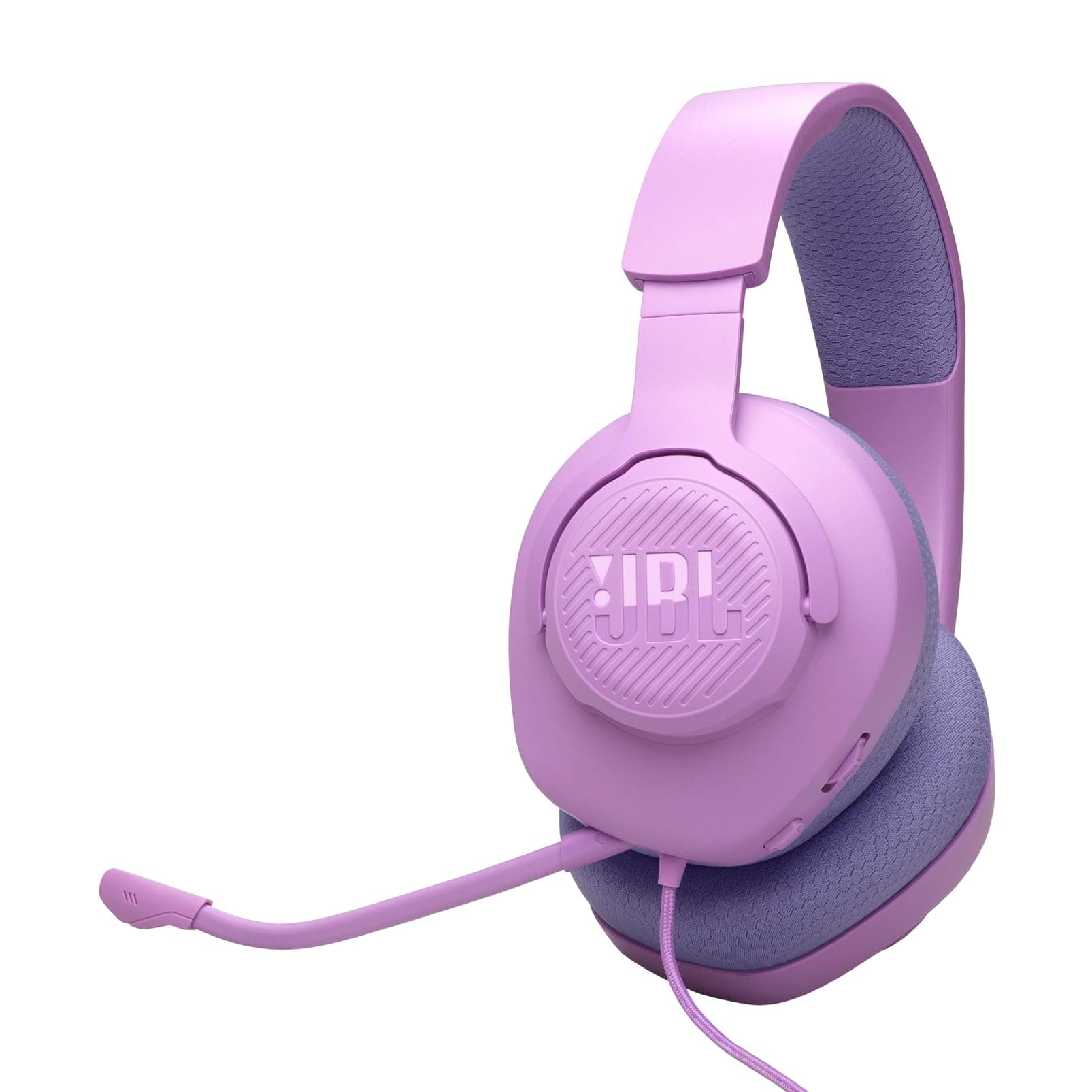 JBL Quantum 100M2 Wired Over-Ear Gaming Headset with Detachable Microphone, JBL QuantumSOUND Signature Sound, 3.5mm Jack Cable, Compatible with Many Platforms, Mute Function, Purple - Image 1