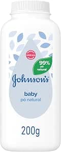 Johnson's Baby Powder (200g), Natural Powder for the Whole Family, 99% Natural Soft Powder for Sensitive Skin, Hypoallergenic Free from Alcohols, Parabens, Dyes and Phthalates
