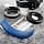 Geekria Ear Pads + Headband Compatible with Sony PlayStation Gold Wireless/S4/PS3/PSV Gold Ear Cushion + Headband Cushion/Replacement Parts Combination (Black / Blue) - Image 7