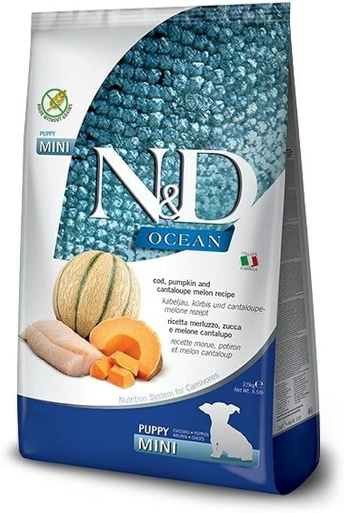 FARMINA ND DOG OCEAN PUPPY BACALAO PUMPKN MINI 2.5 KG - Image 1