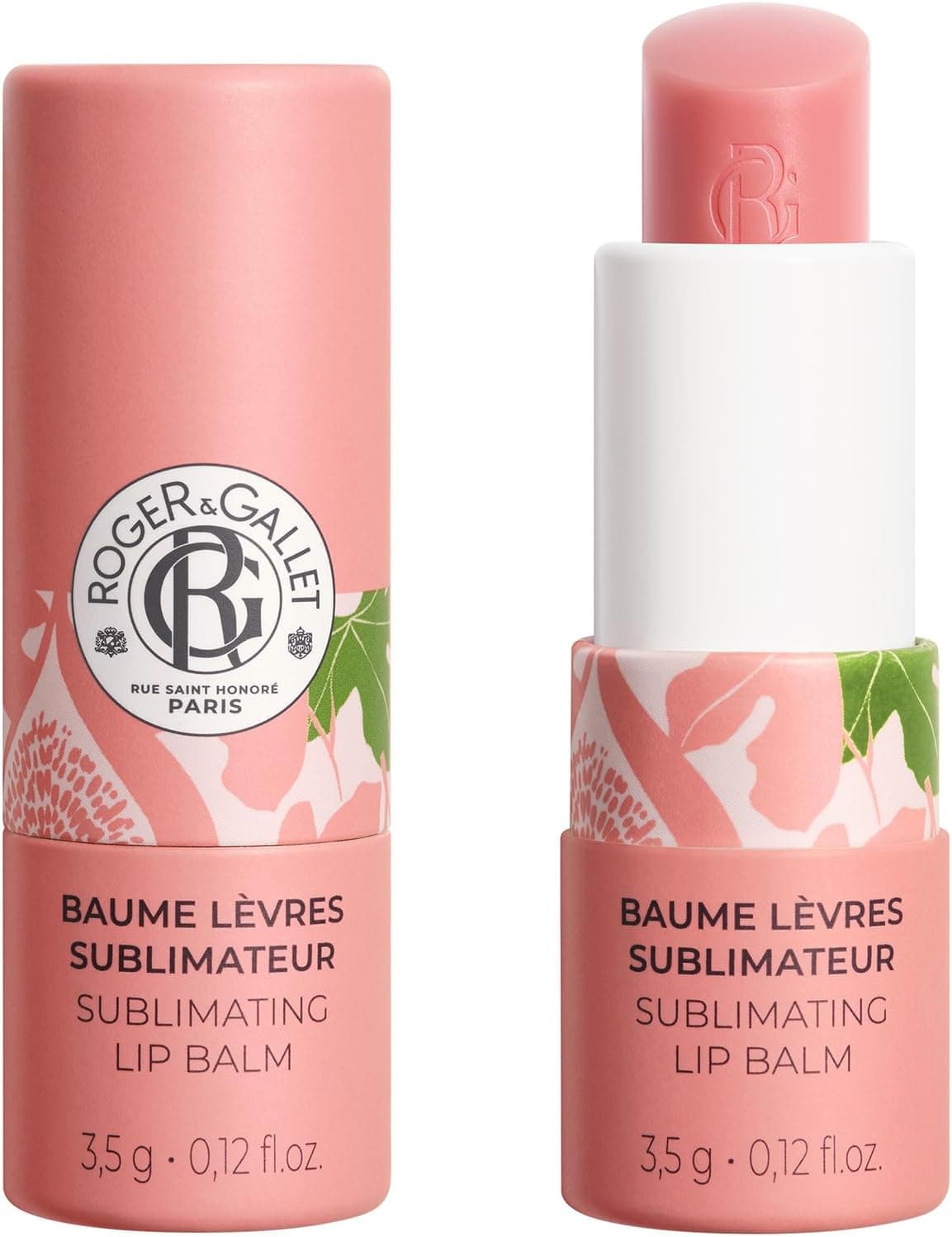 Roger & Gallet – Fig Blossom Enhancing Lip Balm – Nourishing & Natural Shine – Gourmet Fig Flavour – 98% Natural – Vegan – Made in France – 3.5 g - Image 1