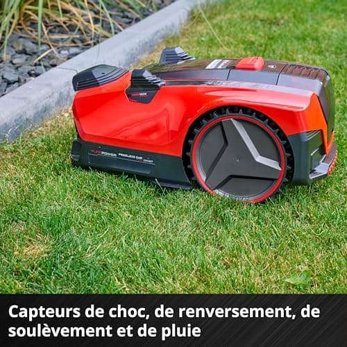 Einhell FREELEXO CAM Plus 600 Power X-Change Robot-Lawnmower (18 V, Camera Replacement for Peripheral Cable, for 600 m², Carbonless Motor, Wi-FI, Slopes Up to 25%, with 4.0 Ah Plus Battery) - Image 7