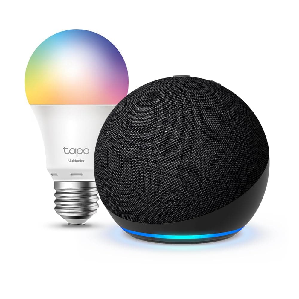 Echo Dot (5e génération) | Anthracite + Tapo L530EA ampoule connectée LED (E27), Fonctionne avec Alexa - Kit de démarrage Maison connectée - Image 8