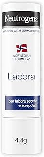 Neutrogena Neutrogena Formule Norvégienne Baume Lèvres Stick, Beurre de cacao protecteur pour lèvres sèches et gercées, Beurre de cacao hydratant enrichi en glycérine concentrée, sans blister 4.8 g