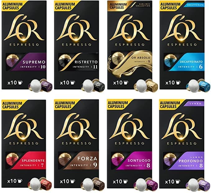 Philips L'OR Barista LM8012/60 Coffee Machine Piano Black + 80 Capsules L'Or Assortment - Image 4