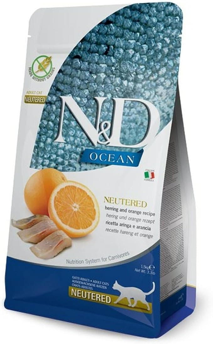 Farmina NEUTERED Adult Ocean Cat Herring and Orange 300 gr