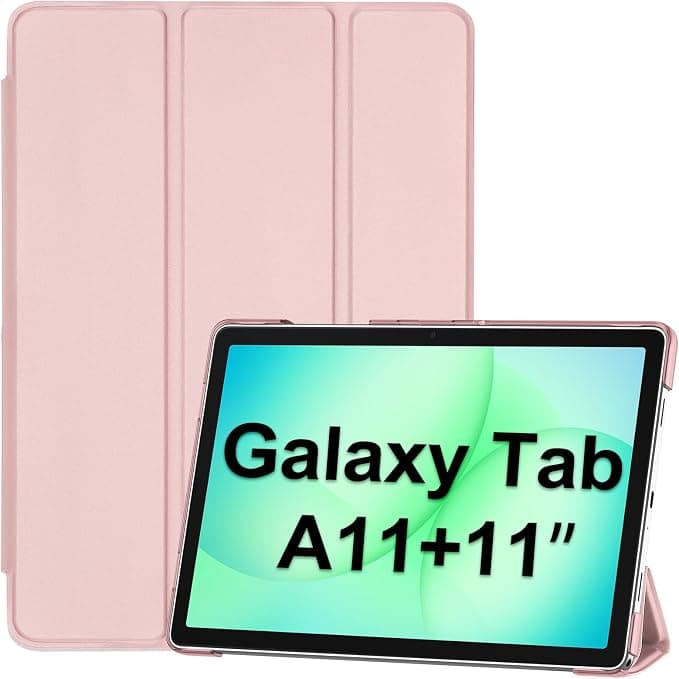 ProCase Case for Samsung Galaxy Tab A11+ (SM-X230) 2025/ A9+ (SM-X210) 2023 11 Inch, Galaxy Tab A11 Plus/A9 Plus 11 Inch Tablet Case, Cover with Auto Sleep/Wake -Light Pink - Image 1