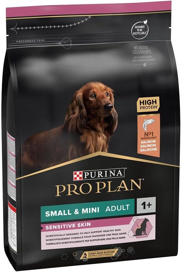 Purina Pro Plan Small and Mini Adult Sensitive Skin Optiderma 3 kg - Image 1
