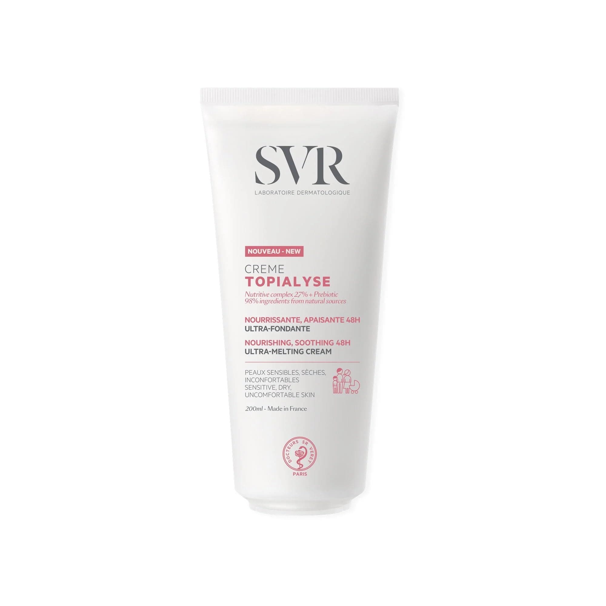 SVR - Topialyse Crème - Soothing nourishing cream 48H - For dry and sensitive skin - Shea butter, vegetable oils - 200ml - Image 8