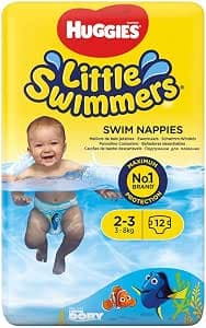 Huggies Little Swimmers Standard Size 2/3 (3-8kg) x 12 Pants