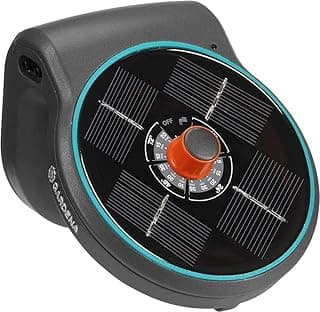 Gardena Gardena Ensemble d’arrosage Solaire AquaBloom : Système d’arrosage fonctionnant à l’énergie Solaire pour Plantes de Balcon et en Pot, Jusqu’à 4 m de Hauteur, Quelle Que Soit la Saison (13300-20)
