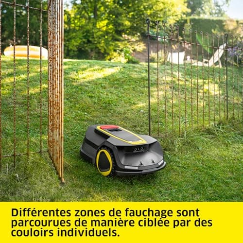 Kärcher RCX 6 robot lawnmower, without bounding cable, mowing area: 3,000 m², up to 70% gradient, all-wheel drive, obstacle detection, GPS + RTK + camera - Image 7