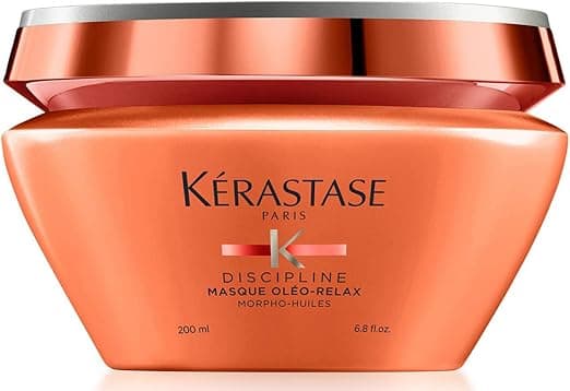 Kérastase, Discipline, Hydrating & Anti-Frizz Mask, For Unruly, Voluminous & Dry Hair, Oléo-Relax Mask, 200 ml - Image 1