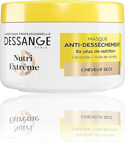 DESSANGE - Nutri-Extreme Anti-Drying Hair Mask - Formula Enriched With Ceramide & Camellia Oil - Nourishes, Protects & Softens - Dry Hair - 280ml