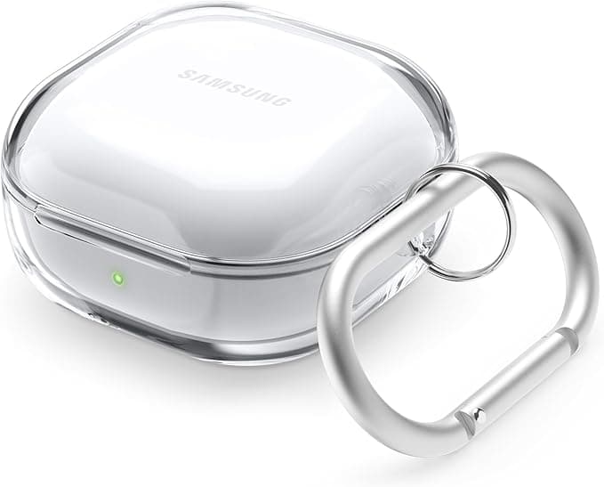elago Clear Case Compatible with Samsung Galaxy Buds FE (2023) / Galaxy Buds 2 Pro (2022) / Galaxy Buds 2 (2021) / Galaxy Buds Pro (2021) / Galaxy Buds Live (2020) (Clear)