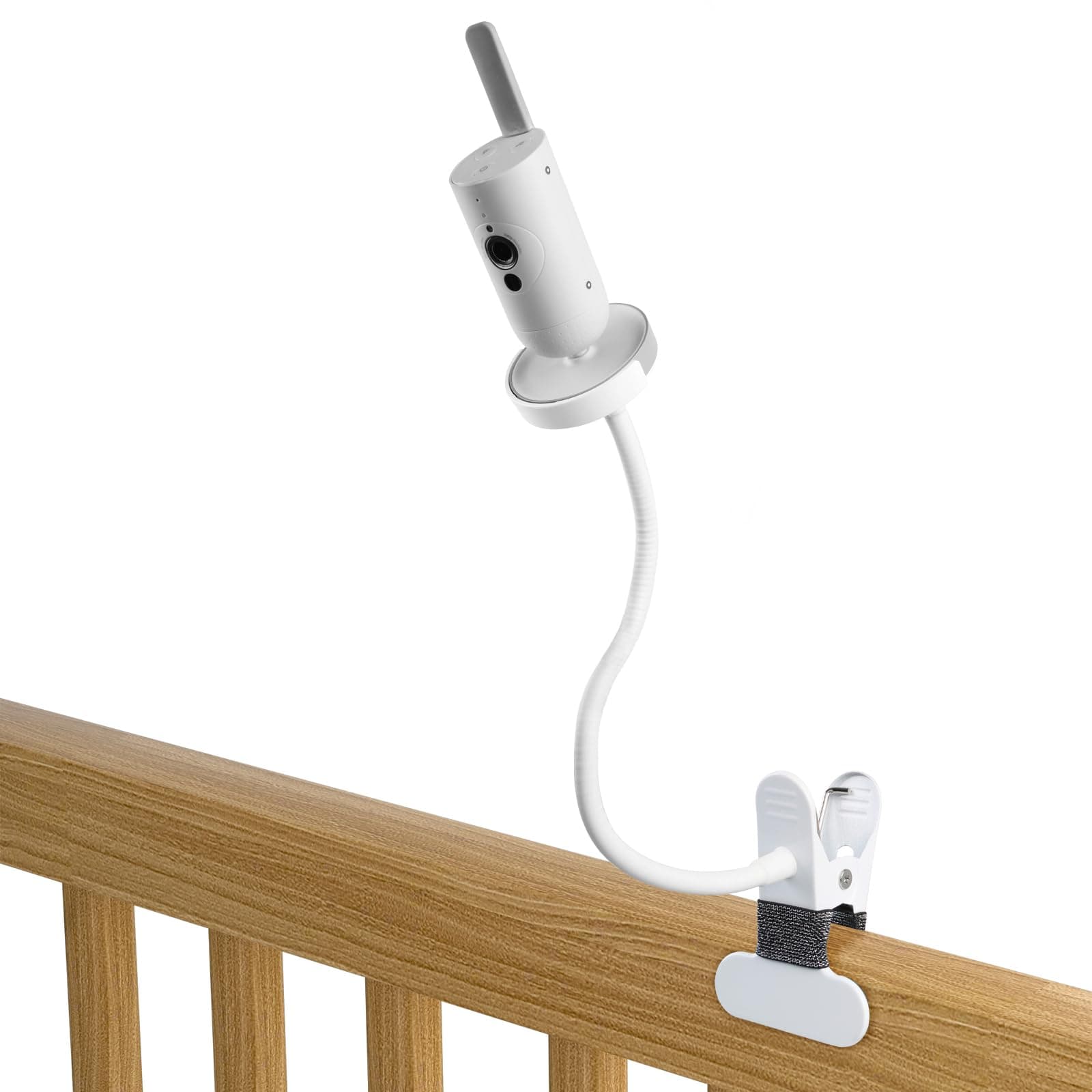 BECEMURU Versatile Flexible Twist Clamp Holder with 1/4 Screw 3M Docking Station Compatible with Philips Avent Baby Monitor SCD923/26 SCD921/26 - Image 1