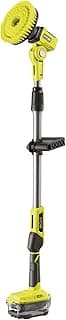 RYOBI - Brosse Rotative télescopique - 15cm - sans Fil 18V One+ R18TPS-0 – Nettoyage Multi-Surfaces en Hauteur (1,4m), Compacte et Efficace – Batterie Non Incluse