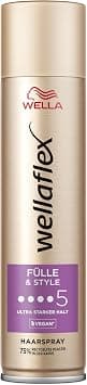 Wellaflex Fülle & Style Women's Hairspray | Up to 48 Hours Ultra Strong Hold | For Full, Voluminous Hair | Gentle on the Scalp | Dermatologically Tested | Vegan Formula | - Image 1