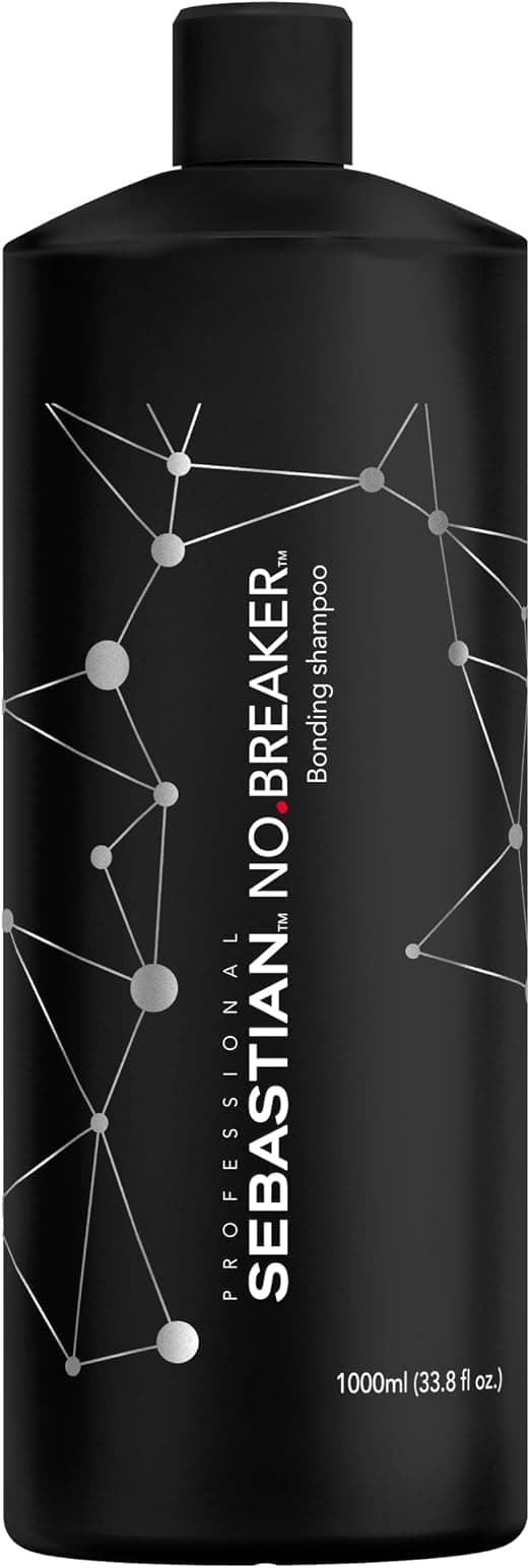 Sebastian Professional NO.BREAKER Shampoing Cheveux Secs et Abîmés,Renforce, Répare,Soin cheveux intense,Pour des Cheveux Doux, Rebondis (1L) - Image 1