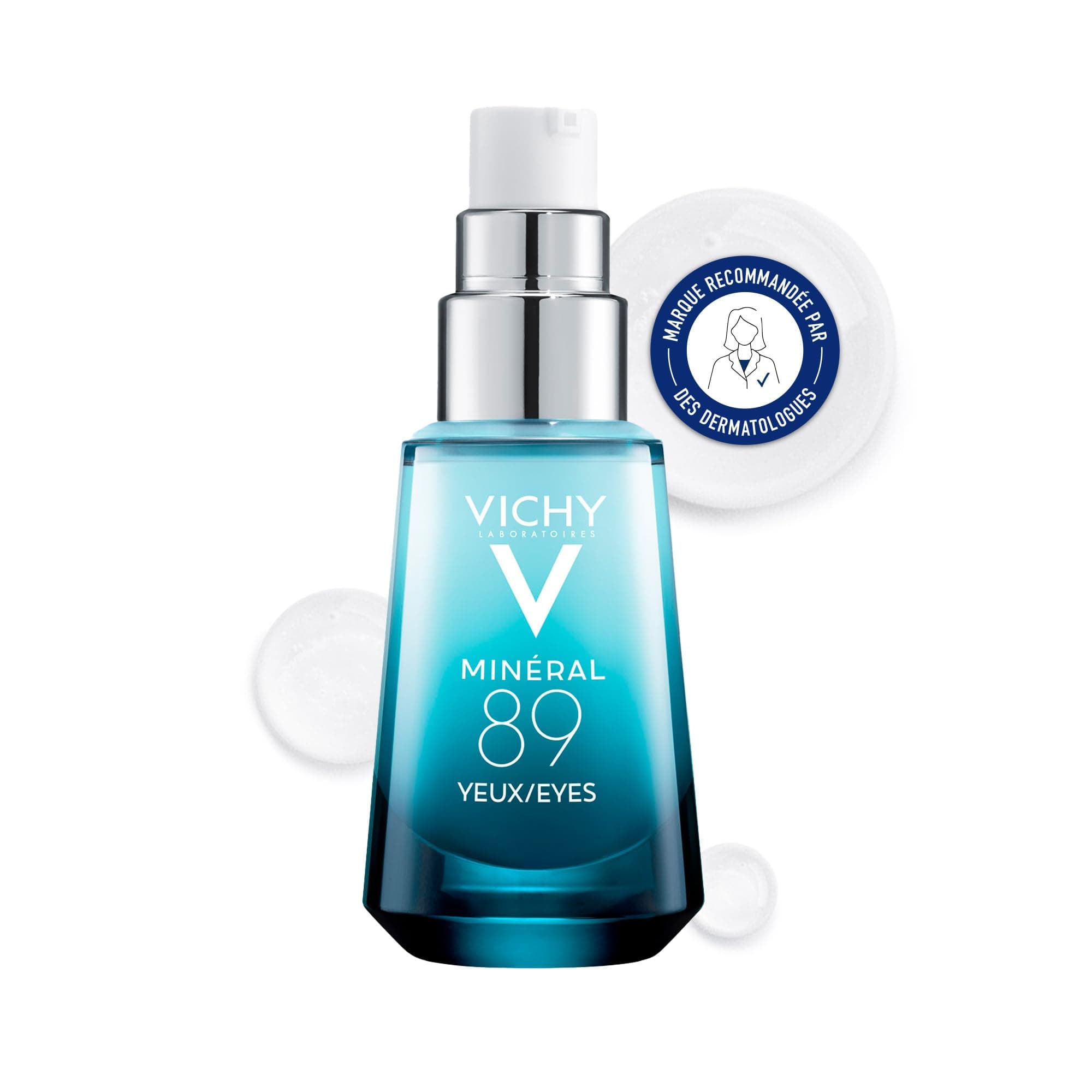 Vichy, Minéral 89, Soin Yeux, Fortifie & Répare, Enrichi en Acide Hyaluronique & Caféine, Pour Tous Types de Peau, 15 ml - Image 6