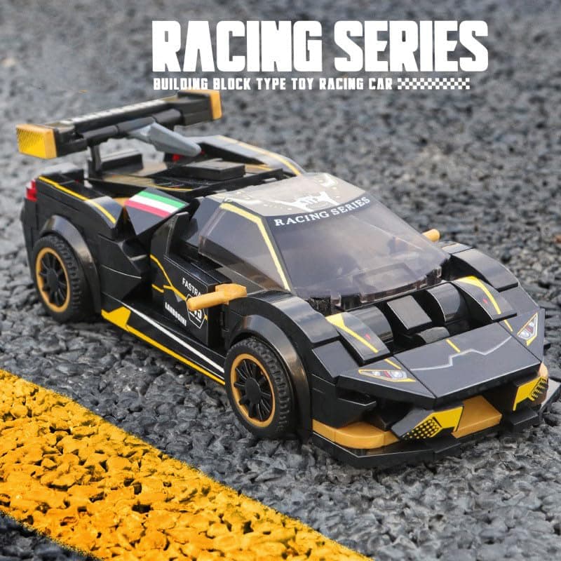 Technic Sports Car Building Kit for Lambo Speed Champions EVO, 360 Pieces Supercar Race Car Model Kids, Compatible with Lego Technic - Image 8