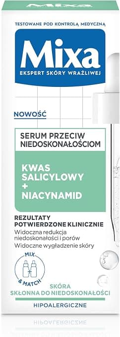 Mixa Anti-blemish face serum, salicylic acid and niacinamide - Image 1