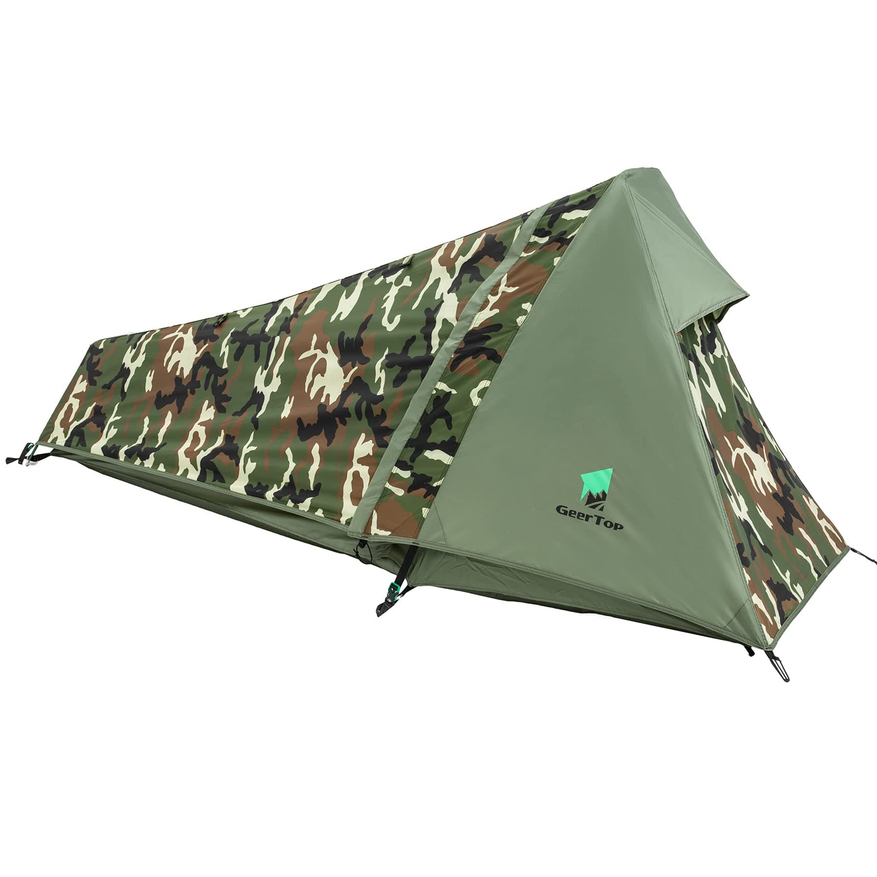 GEERTOP Tente de Randonnée Ultra Légère 1 Personne 3-4 Saison pour Camping Trekking d’Extérieur