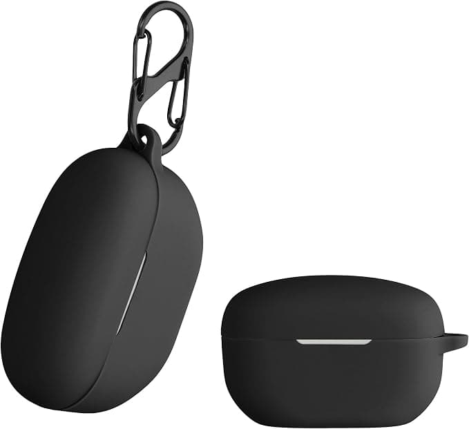 kwmobile Case Compatible with Sony WF-1000XM5 - Case for Headphones - Silicone Protective Case - Black - Image 1