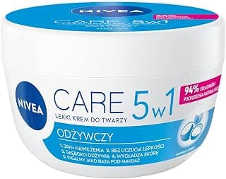 NIVEA CARE 7W1 Crème Hydratante Visage Nourrissante Légère avec Acides aminés, 100 ml