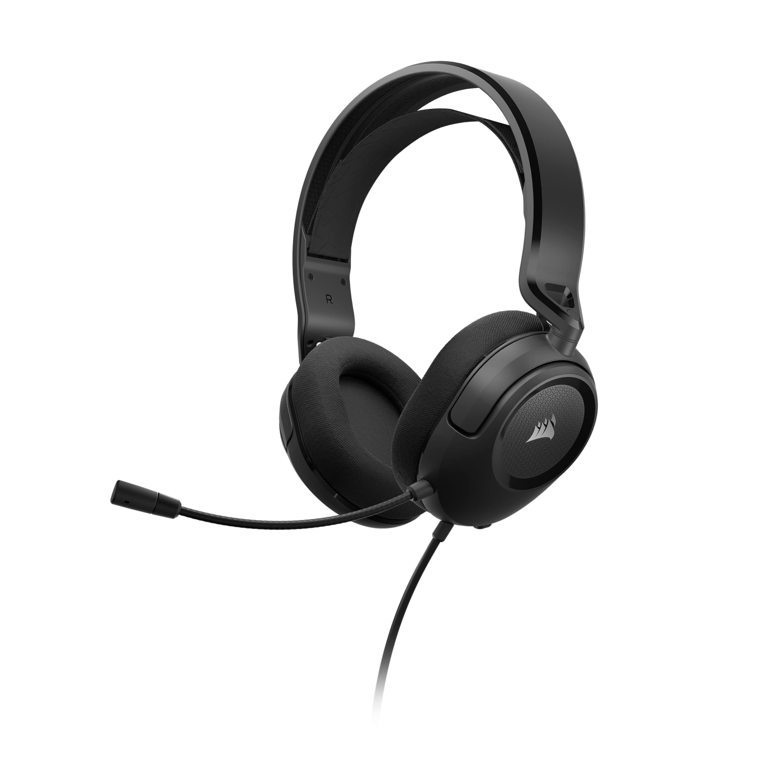 Corsair HS35 v2 Multi-Platform Wired Gaming Headset - Flexible and Omnidirectional Microphone - Universal Connectivity 3.5mm Jack - PC, Mac, PS5, PS4, Xbox, Nintendo Switch, Mobil - Carbon