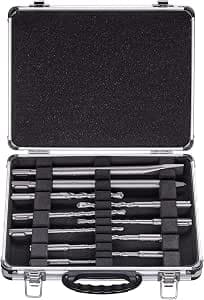 Bosch Accessories 2608578765 SDS+ Drill Bit Set with Aluminium Case (11 Pieces)