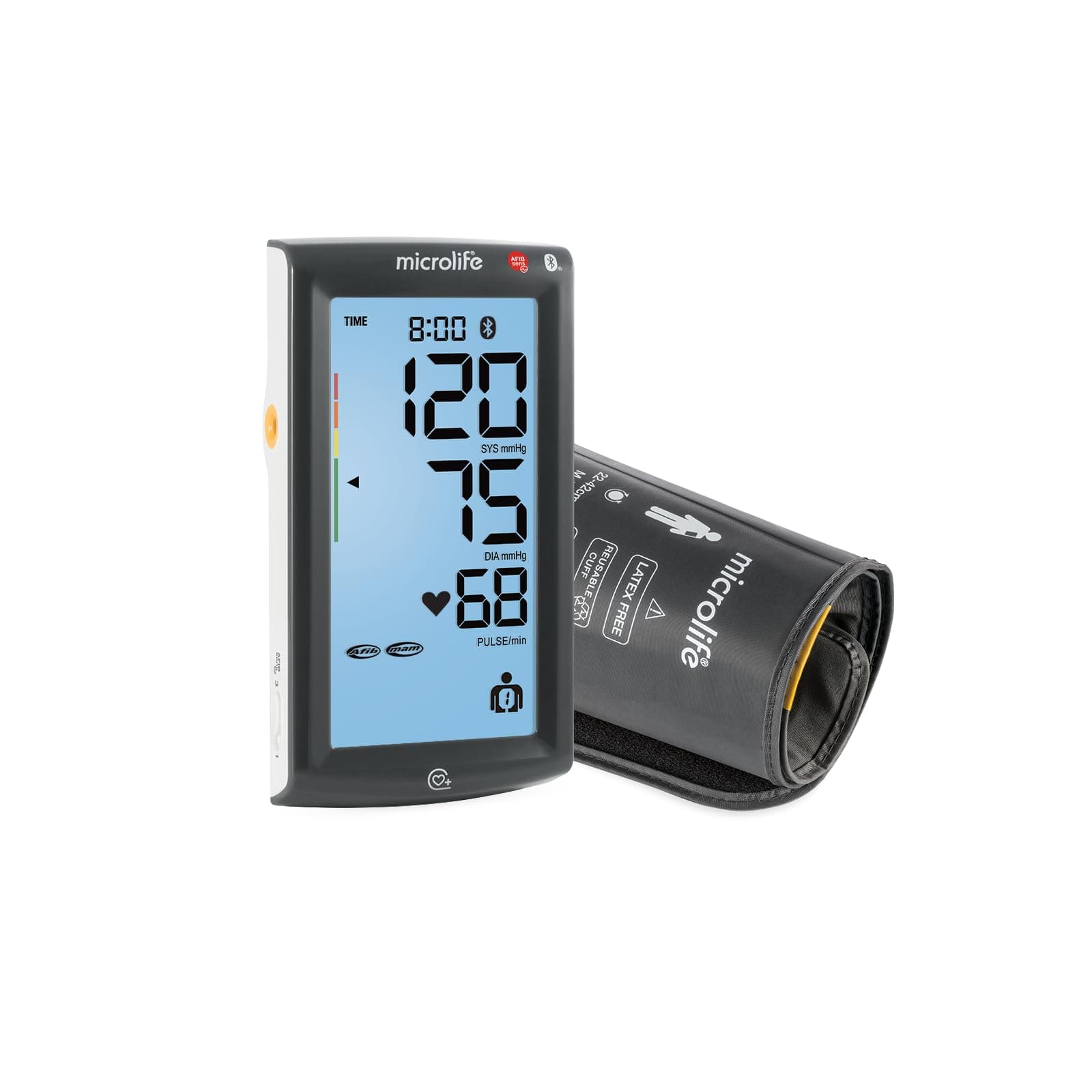 Microlife - BP A7 Touch BT Blood Pressure Monitor - Bluetooth/USB Connected, Touch Screen, MAM & AFIB, Stroke Detection, Clinically Validated, 22-42 cm, 2 Users x 99 Member, 5-Year Warranty - Image 10