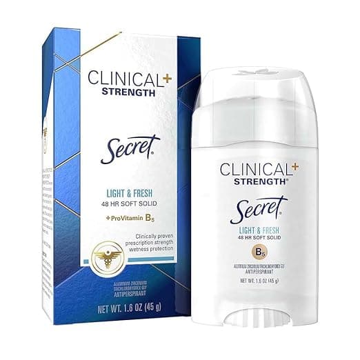 Clinique Secret Force Clinique Soft Solid, Light & Fresh Scent Antiperspirant Deodorant 1.6 oz (Pack of 2)