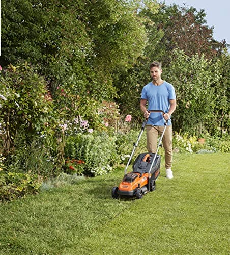 Black+Decker BCMW3336N Cordless Lawnmower (36 V, Cutting Width 33 cm, for Medium Areas up to 250 m², 5 Levels of Height Adjustment, 35 Litre Collector Basket, Delivered without - Image 4