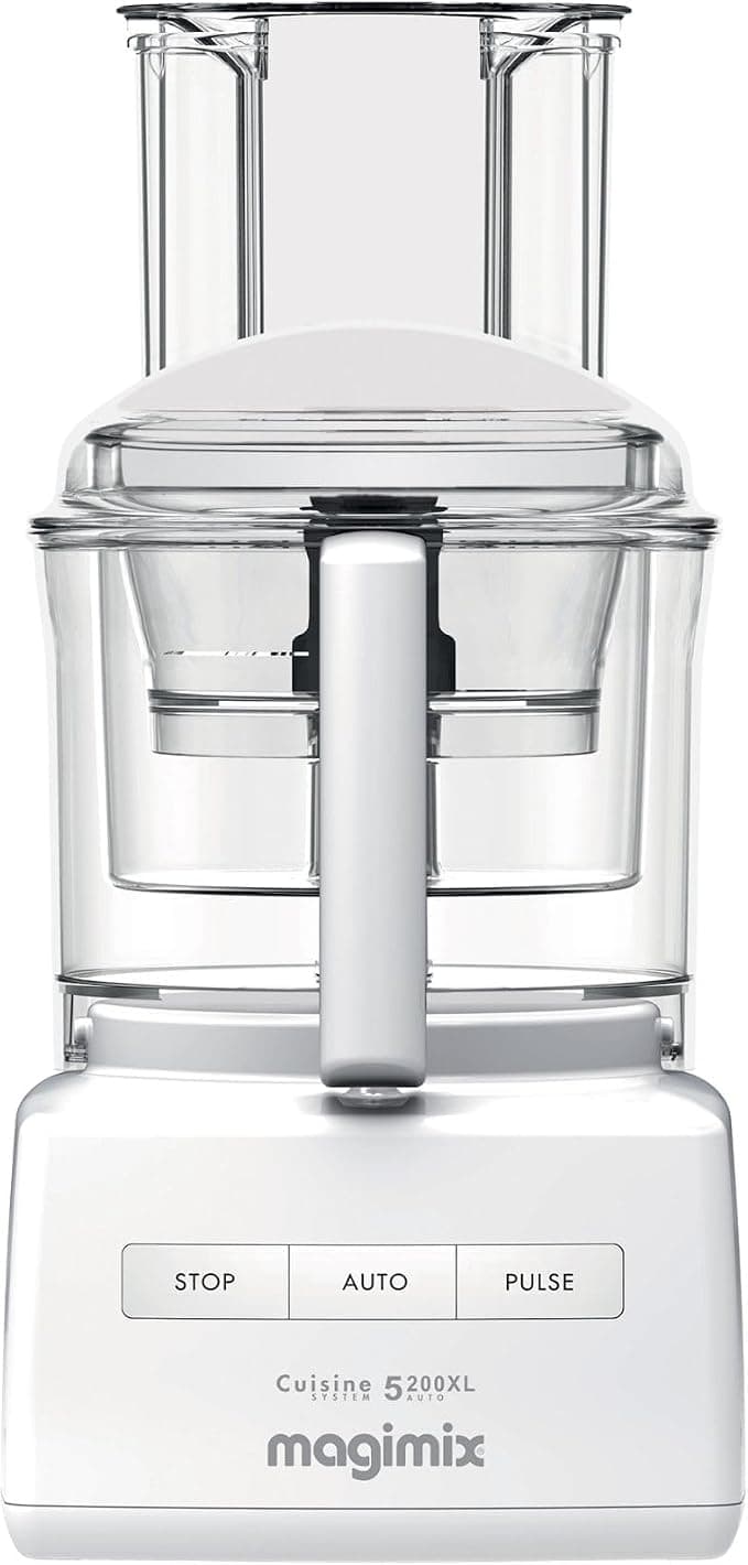 Magimix 5200 XL Multifunctional Kitchen Processor – Chopper, Blender, Kneader, Beater – Accessories Included – Ideal for Family – Quiet 3.6L Professional Motor – Made in France – White - Image 1