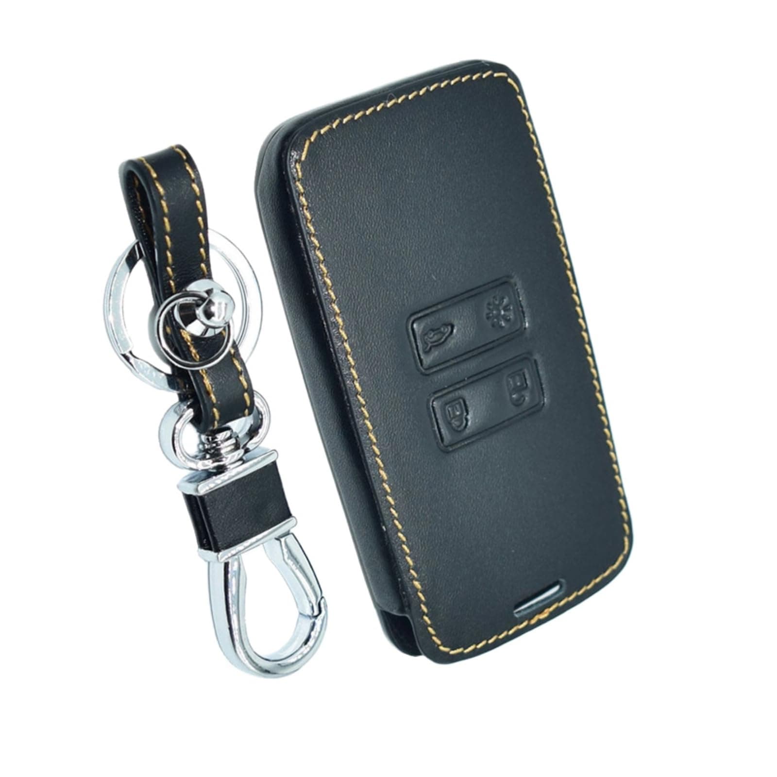 Leather Car Key Cover Protector for Renault Captur Koleos Kadjar Arkana Megane Dacia Duster Sandero Accessories for Key Shell
