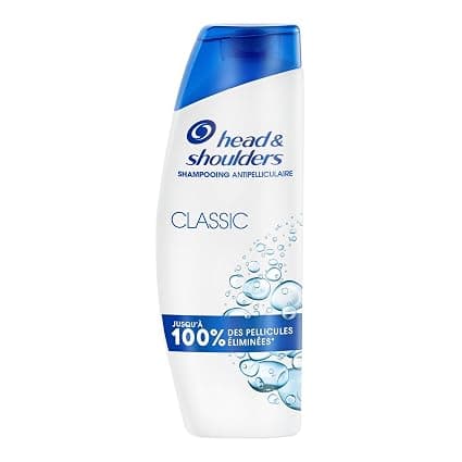 Head & Shoulders Classic Anti-Dandruff Shampoo 330 ml, Daily Use, Up to 100% Dandruff Eliminated, Clinically Proved, All Hair and Scalp Types - Image 1